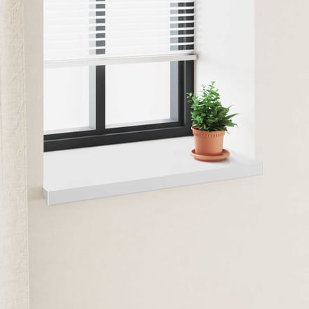 vidaXL - Raamdorpel - Wit - 100 - x - 50 - x - 4,5 - cm - PVC