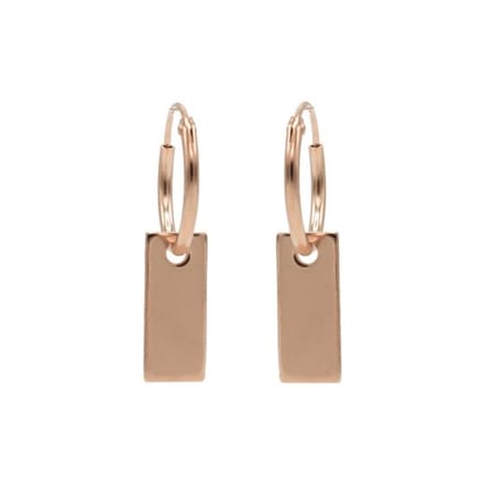 Karma Symbols oorbel M1965 Rectangle