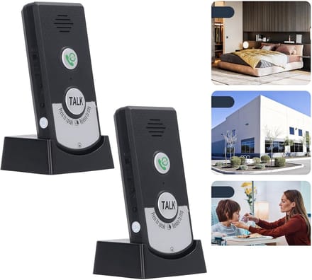 Spraakintercom - Draadloze communicatie - Thuisbeveiliging - Waterdicht ontwerp - 125 cm
