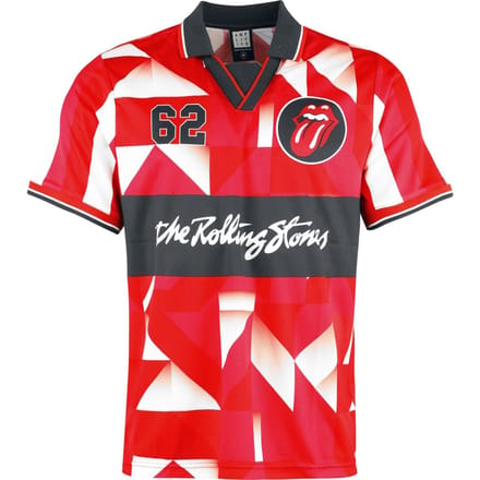 The Rolling Stones Jersey - Jagger Rock FC - S tot 5XL - voor Mannen - rood