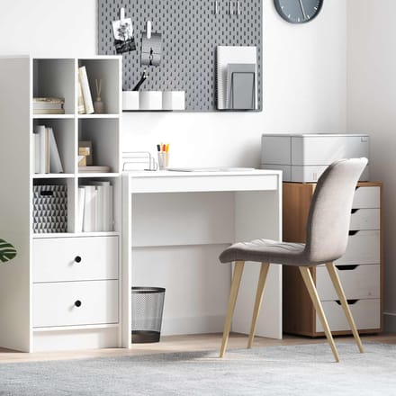 vidaXL - Bureau - Wit - 80 - x - 40 - x - 76 - cm
