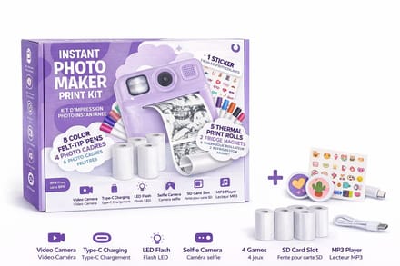 Vision Kindercamera met Printer - Instant Print Camera - Kinder Camera met Fotoprinter - Inclusief Printpapier