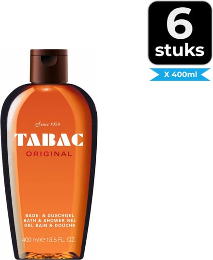 Tabac Original - 400 ml - Douchegel - Voordeelverpakking 6 stuks