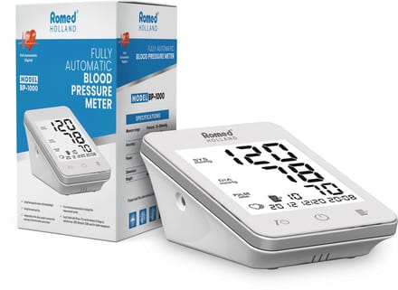 Romed BP-1000 Bloeddrukmeter – Volautomatische Elektronische Meter - Mast Medical
