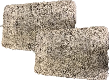 Adori Benchmat Sheepskin Grijs - Hondenbenchkussen - 2 x 75X46 cm