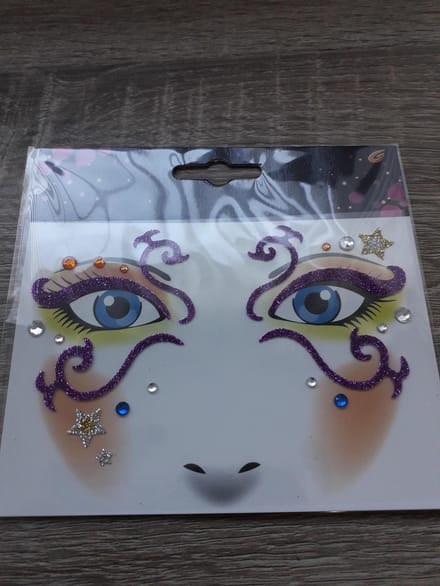 Gezichtsticker Glitter Prinses / Mystery