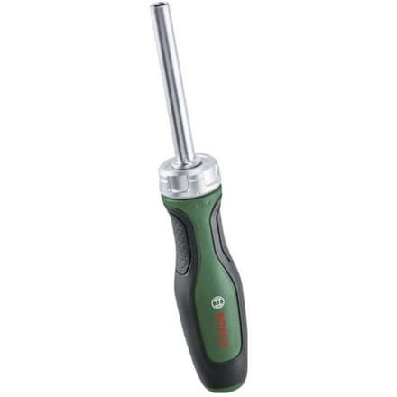 Bosch Home and Garden 1600A02Z99 Universeel Bitschroevendraaier met ratel Ratelschroevendraaier 80 mm