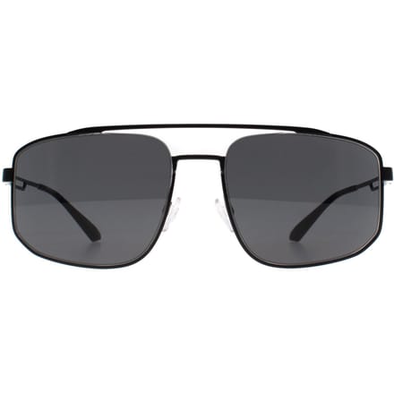 Emporio Armani Aviator Heren Mat Zwart Donkergrijs EA2139