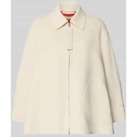 Relaxed fit lange jas van pure scheerwol model 'MCOSAGGINA'