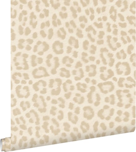 ESTAhome behang panterprint beige - 53 cm x 10.05 m - 139965
