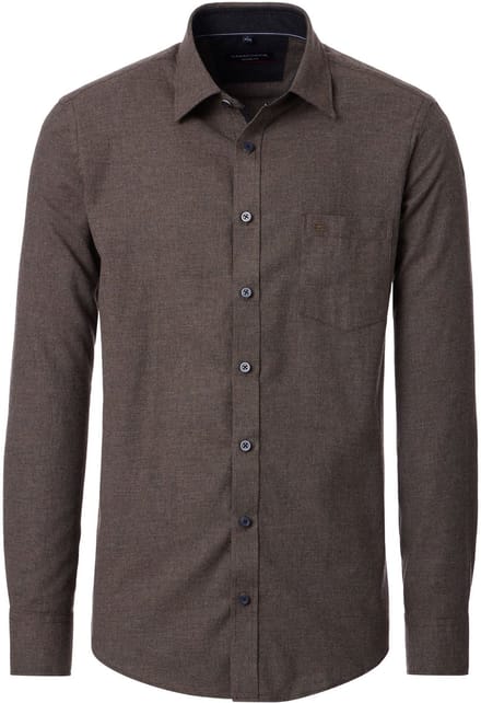 CASA MODA Sport casual fit overhemd - structuur - - Strijkvriendelijk - Boordmaat: 53 - 54