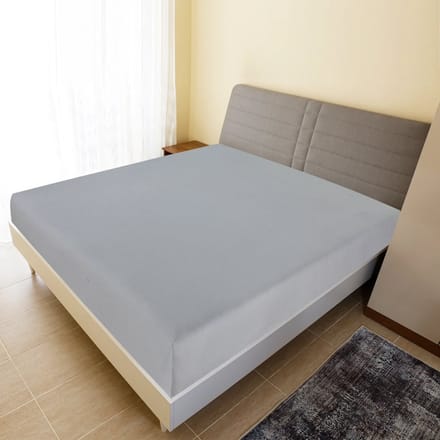 vidaXL - Hoeslakens - 2 - st - jersey - 100x200 - cm - katoen - grijs