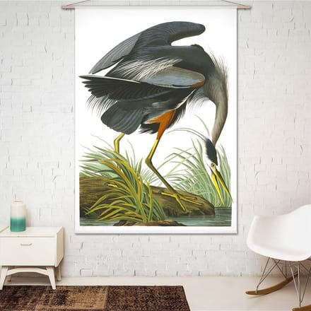 Wandkleed Reiger van John James Audubon