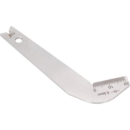 Jauge d'affûtage de forets Acier inoxydable 0,5 mm Précis 118 degrés Angle Outil d'affûtage de forets