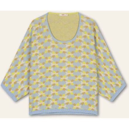 Oilily Katika Gebreide Top- maatS Cadmium Geel