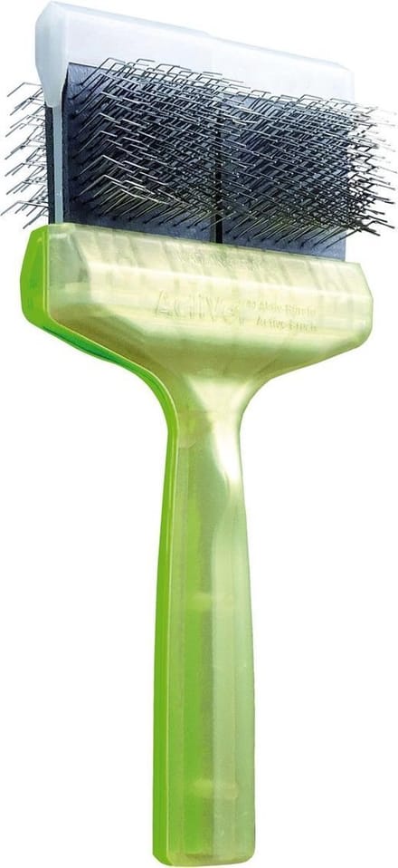 Activet Duo Groen/Goud Silcoater & Grabber Dubbel | Pluk & Ontwol borstel