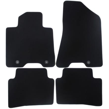 Tapis de sol - Kia - Sportage 2015-2021 - 4 pièces - Velours imperméable - Antidérapant
