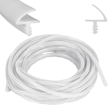 Deurafdichting Tochtstrip - Kozijn rubber - Tocht Weren - 3-voudige Bescherming - 10 Meter - Wit
