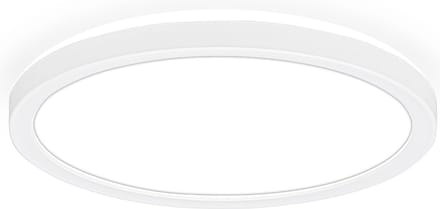 B.K.Licht - LED Plafonniére - met indirect licht - led paneel - 24 x 3cm - 4.000K - 16W