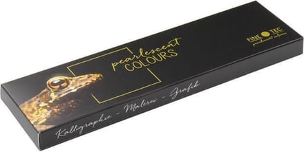 FINETEC® Parelmoer aquarelverf set Metals | 6 kleuren