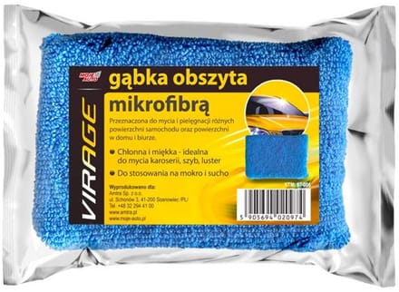Amtra Virage - Micovezel Spons - 15x10x4,5 cm - Voor Auto en Thuisgebruik