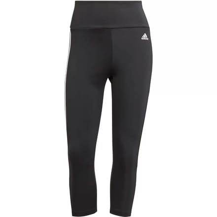 Dames legging met hoge taille adidas Designed To Move 3-Bandes 3/4 Sport