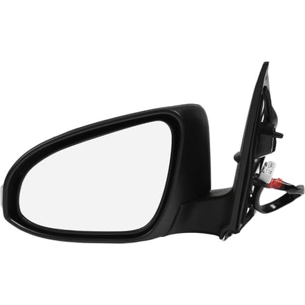 Glanzend Zwarte Elektrisch Verwarmde Zijspiegel met Knipperlicht Vervanging voor Corolla E170 2014?2019 Rechts black
