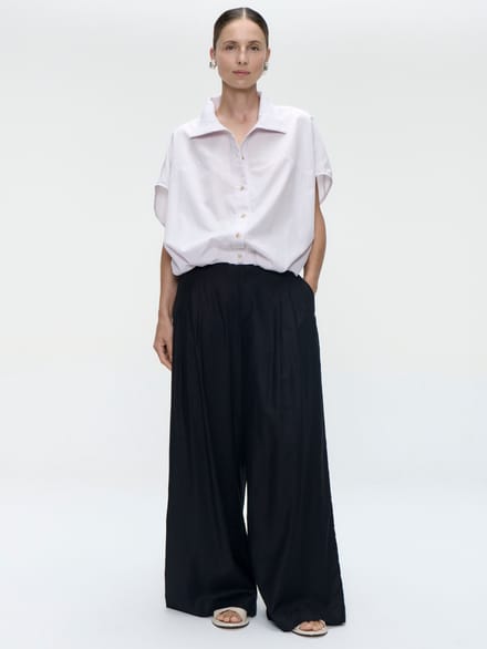 Anda oversized blouse | Lila - Lila / XS/S