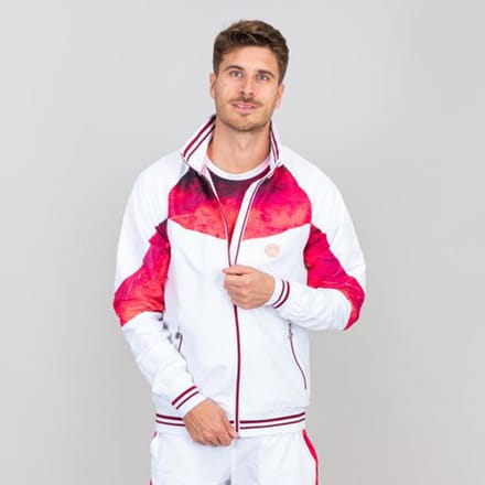 BIDI BADU Jabu Tech Trainingsjack Heren-Rood,Wit