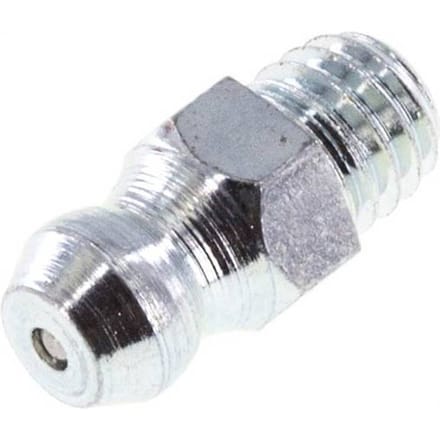Rechte Smeernippel Staal M6x1 DIN 71412 [20 Stuks]