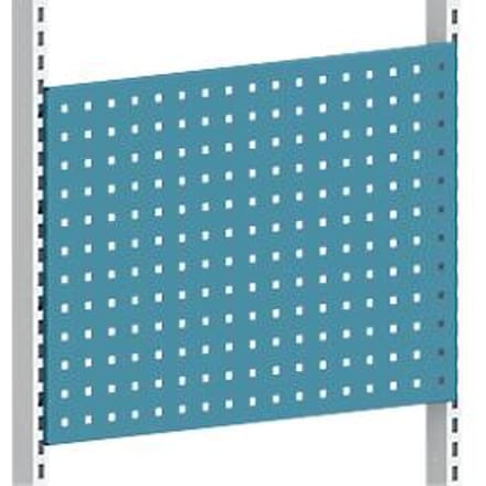 Geperforeerd paneel, om op te hangen, 660 x 480 mm, donkerblauw RAL 5009