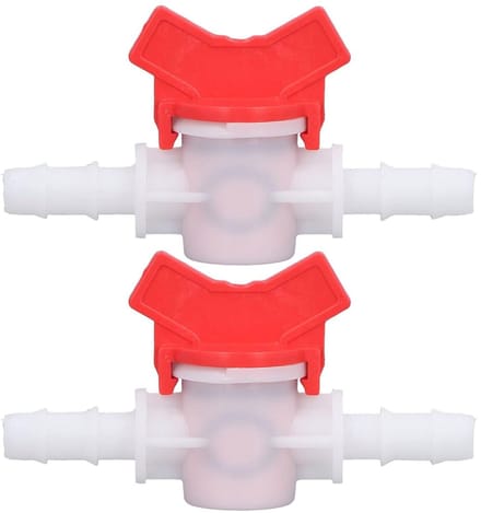 2 Stuks Plastic Waterafsluiter 10mm - Regulator en Stopkraan Accessoire Set voor Waterbeheer
