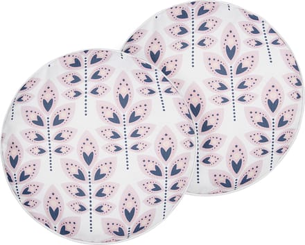 TORRETTA - Sierkussen set van 2 - Crème - 40 cm - Polyester