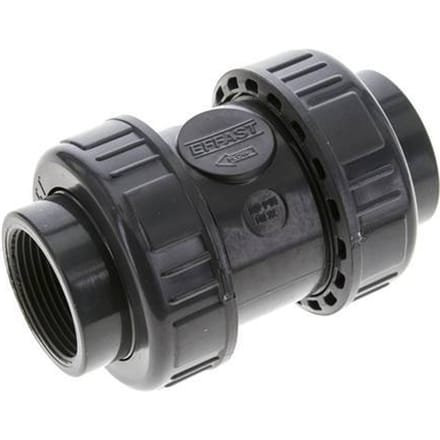 PVC Terugslagklep Rp 1 1/4'' 0.012-16bar (0.17-232psi)