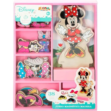 Houten Magnetisch Spelset Woomax Disney Minnie Dresses (x38)
