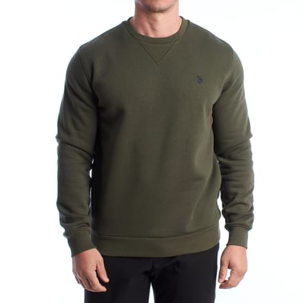 Herren-Fleece-Sweatshirt mit Rundhalsausschnitt US42187035