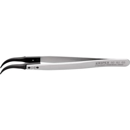 Knipex 92 81 03 Pincet ESD 1 stuks Spits 130 mm