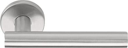 Deurklink Formani Basics LB7-19 Mat RVS Deurkruk Geveerd Op Rozet