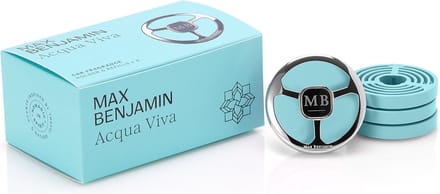 Max Benjamin Autoparfum met 4 Navullingen Cadeauset - Acqua Viva