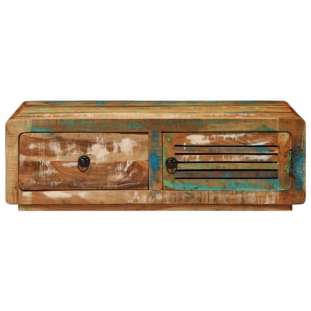 vidaXL - Salontafel - 89x55x29 - cm - massief - gerecycled - hout