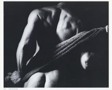 Mini zwart-wit poster - Towel - Bertram Bahner - 24x30 cm