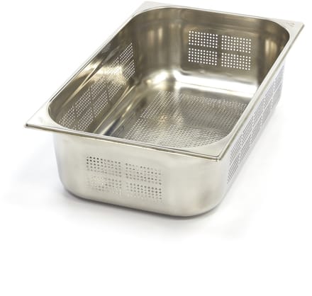 Gastronorm Bak - 1/1 GN - 15 cm Diep - RVS - Geperforeerd