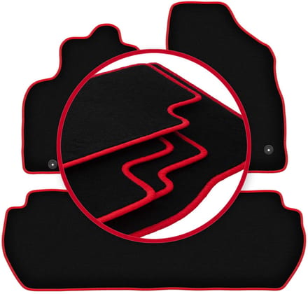 CARLUX-RED automatten voor: Citroen Berlingo II Multispace (2008-2018)