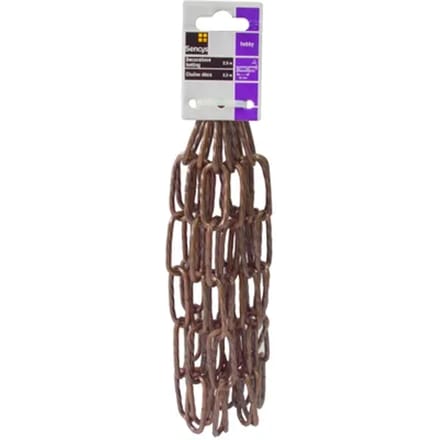 Sencys Decoratieve Ketting - Staal - Bruin - 4mm - 2,5m