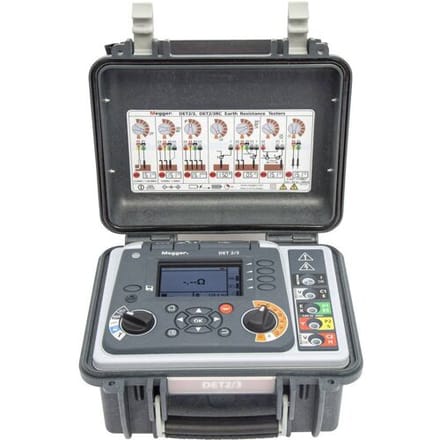Megger DET2/3 PRO EARTH TESTER, LG1/P2 Aardingsmeter