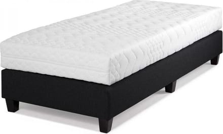 Hotelbed Cambridge 90 x 210, meubelstof zwart