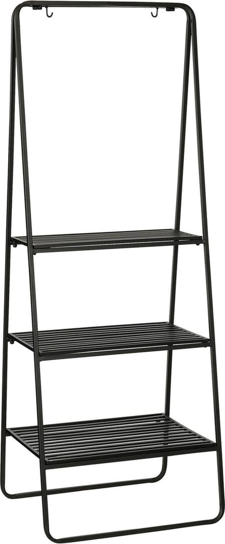 Mica Decorations Plantentafel Greenrax - 55x40x150 cm - Ijzer - Zwart