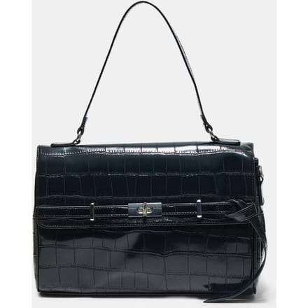 Stradivarius Middelgrote schoudertas met riem  Zwart OS