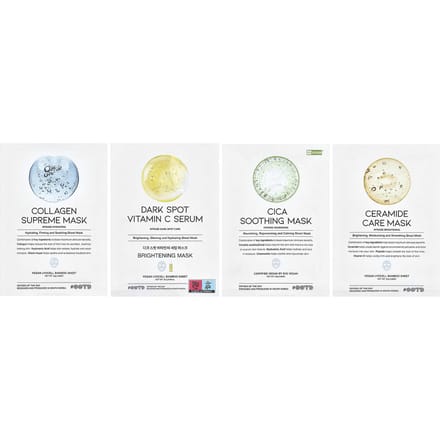 OOTD, Masque de Beauté en Tissu Sérum Hydratant Variety, 12 Feuilles, 25g (0,88 oz) Chaque white