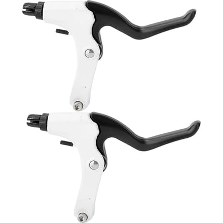 1 Paar Fiets Fiets Aluminiumlegering Remhendel Handvat Stuur Fietsen Wit gray